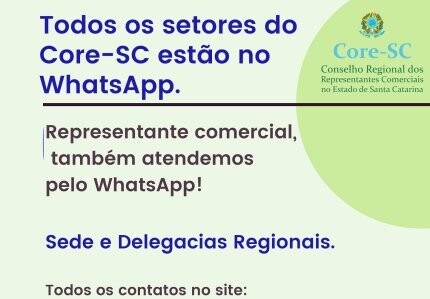 sede-e-delegacias-regionais-do-core-sc-atendem-tambem-pelo-whatsapp-todos-os-setores-do-conselho-estao-acessiveis-pelo-aplicativo