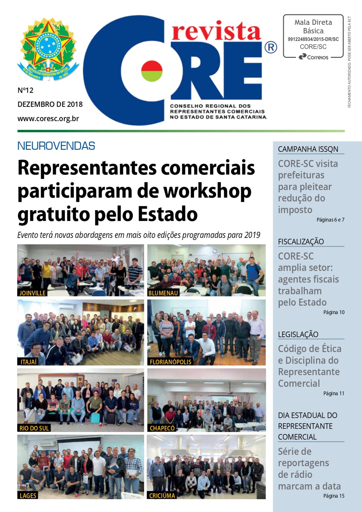 REVISTA CORE-SC Nº 12 - 2018